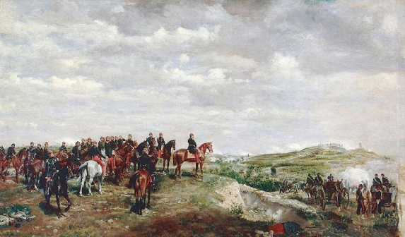 Napolon III  la bataille de Solfrino - par Jean-Louis-Ernest Meissonier - Huile sur toile - 1864